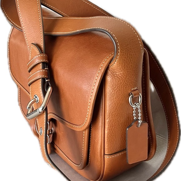 Coach Tabby Large Messenger Vegetable-Tanned Leather Crossbody Bag - Picture 4 of 16